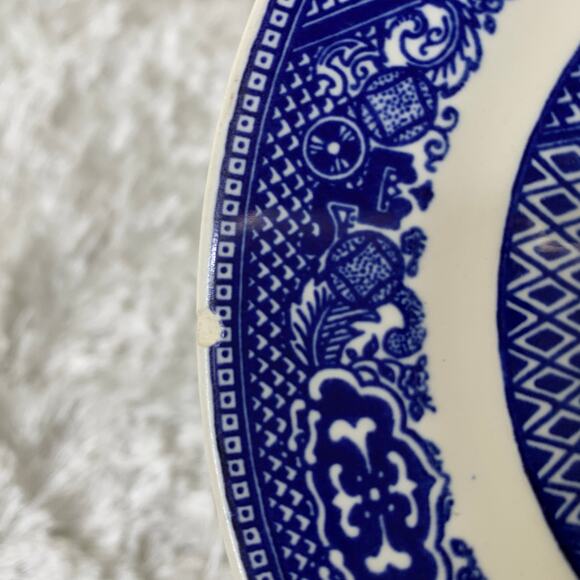 Blue Willow Vintage 6.5" Plate Vintage - Picture 3 of 4